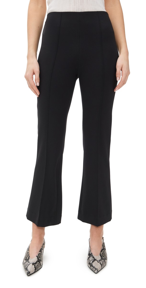 rag & bone Irina Kick Flare Pants Black