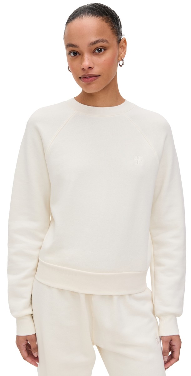 Éterne Shrunken Raglan Sweatshirt Cream