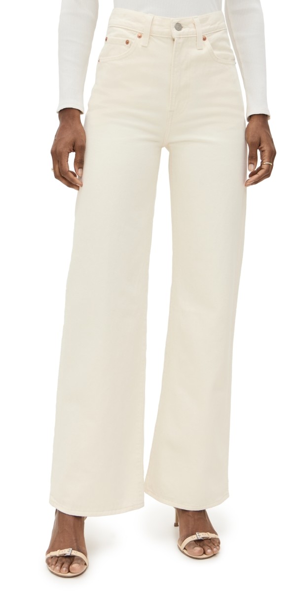 Levi's Ribcage Wide Leg Jeans Barely Freezing