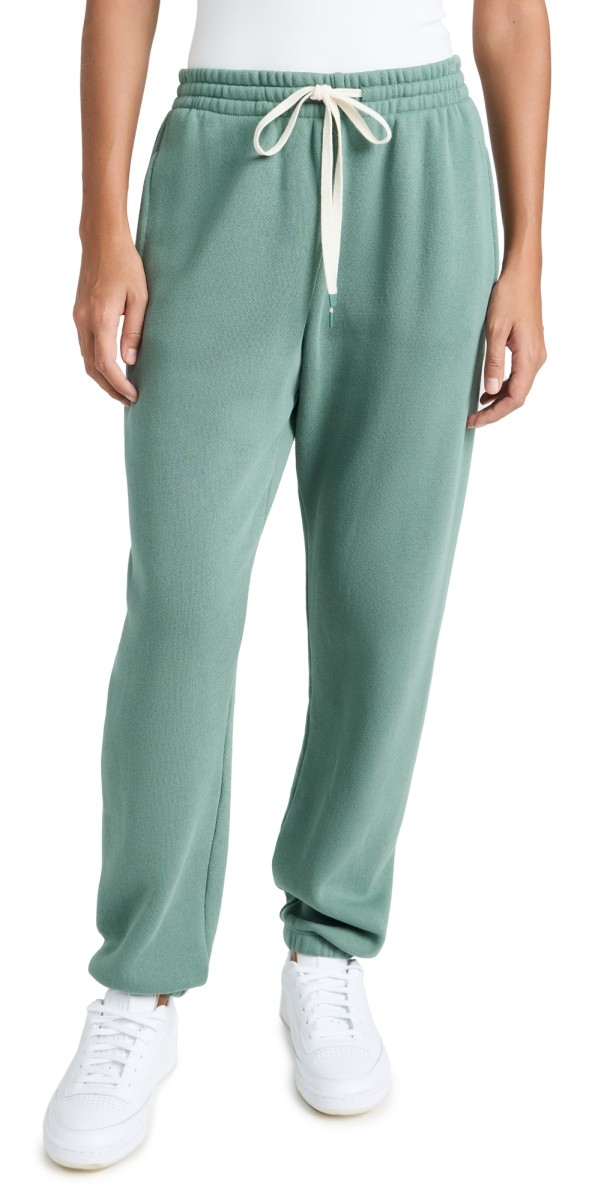 Z Supply Sporty Fleece Pants Calypso Green