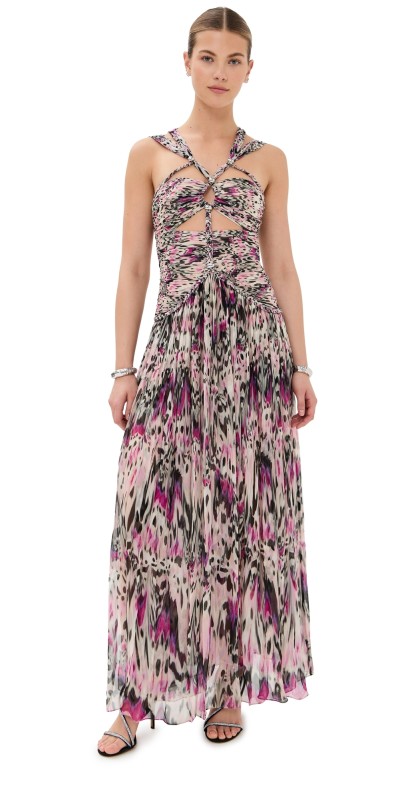 Isabel Marant Rafael Maxi Dress Pink
