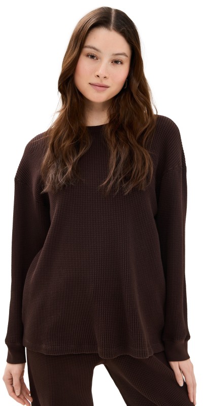 DONNI. The Thermal Crewneck Espresso