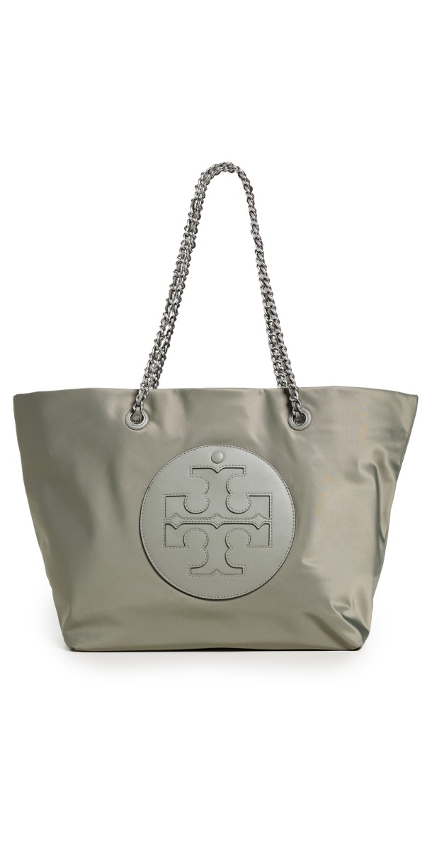 Tory Burch Ella Chain Tote Shale Rock