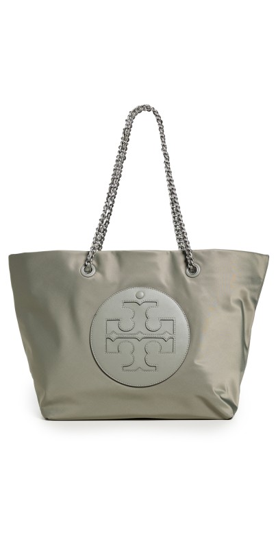 Tory Burch Ella Chain Tote Shale Rock