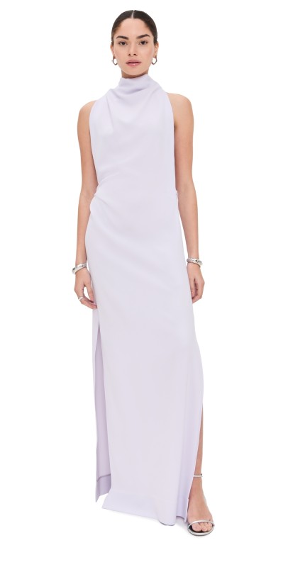 Proenza Schouler Faye Backless Dress Lilac