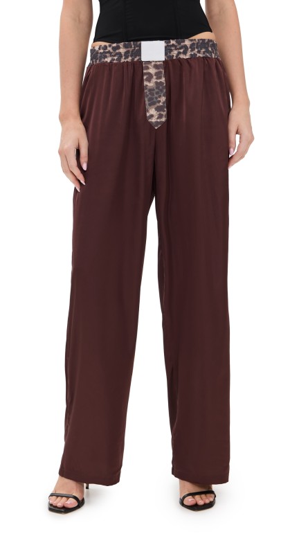 Lioness Cobain Pants Garnet
