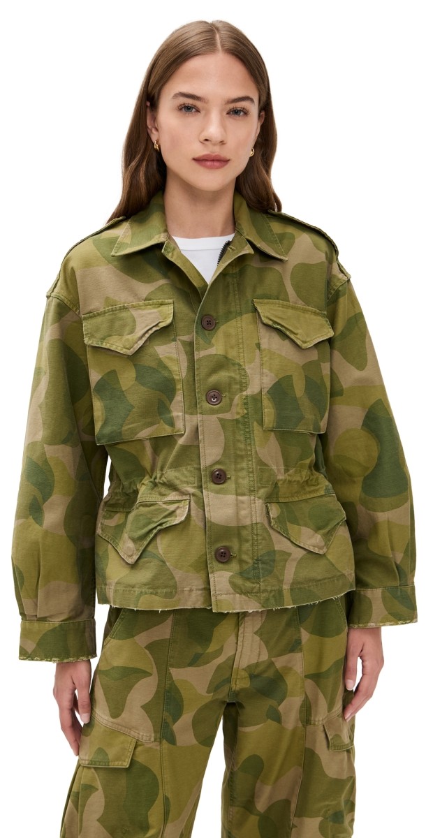 Polo Ralph Lauren Field Jacket 1922 Camo Green/Brown Multi