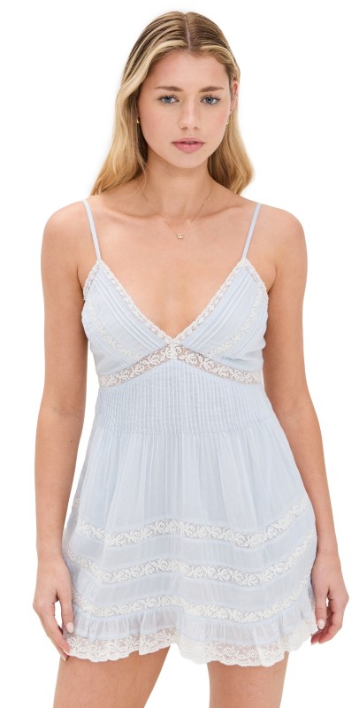 LoveShackFancy Alonna Dress Baby Bluebell