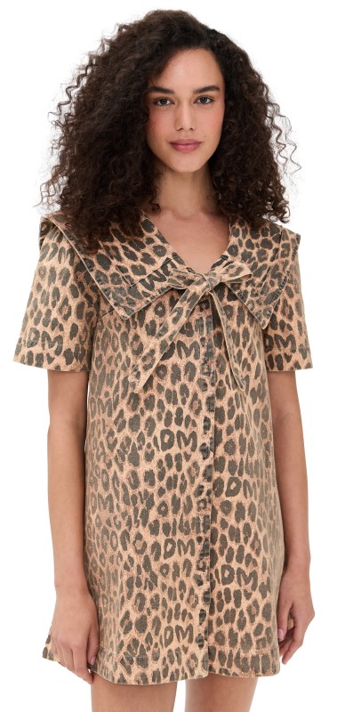 Damson Madder Goldie Dress Leopard