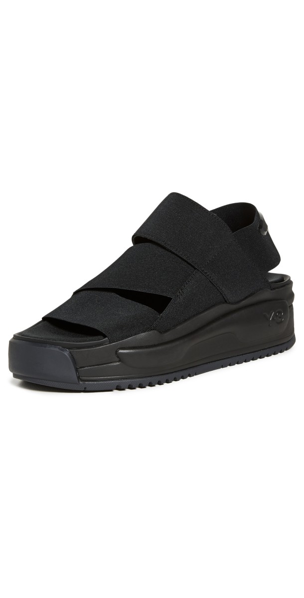 Y-3 Y-3 Rivalry Sandals Black/Black/Black