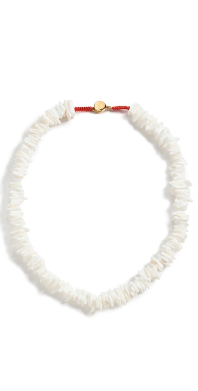 Roxanne Assoulin Natural Shell Collar Necklace Whit
