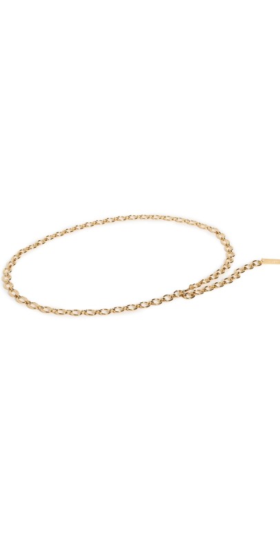 Nili Lotan Colette Chain Belt Gold