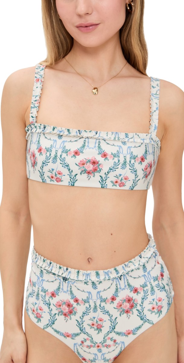 Agua by Agua Bendita Olmo Mosqueta Bikini Top Multicolor