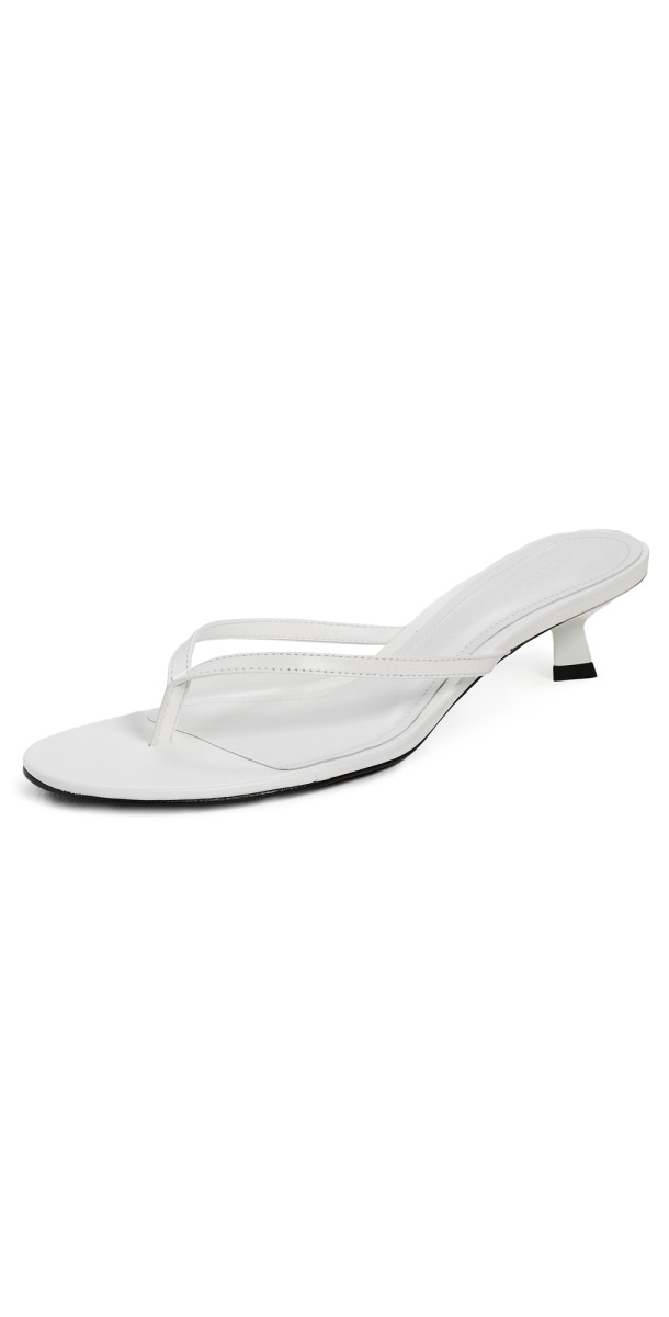 Schutz Carolyn Heeled Sandals White