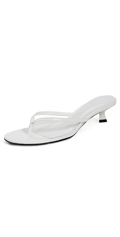 Schutz Carolyn Heeled Sandals White