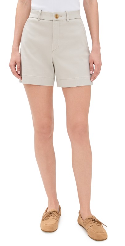 SPANX Stretch Twill 5 Shorts Bone