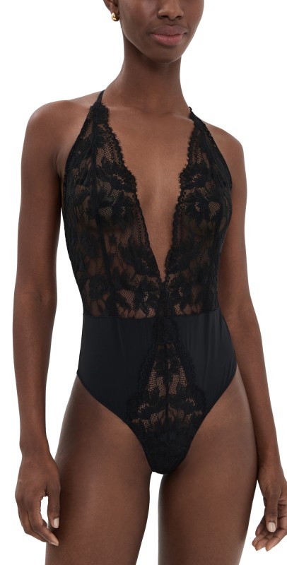 Natori Natori Fleur Teddy Black