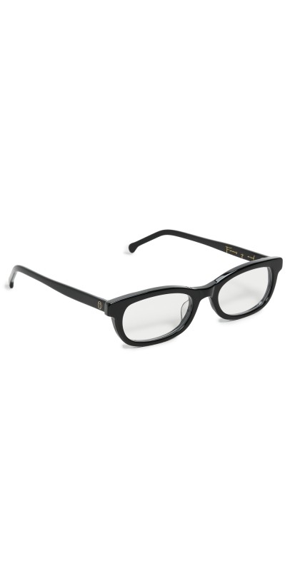 Heaven Mayhem Rhey Clear Glasses BLACK & CLEAR