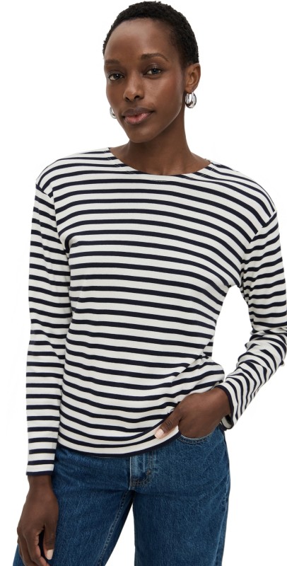 Closed Basic Long Sleeve Tee Dark Night