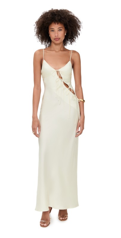 Lioness About A Girl Maxi Dress Butter Yellow