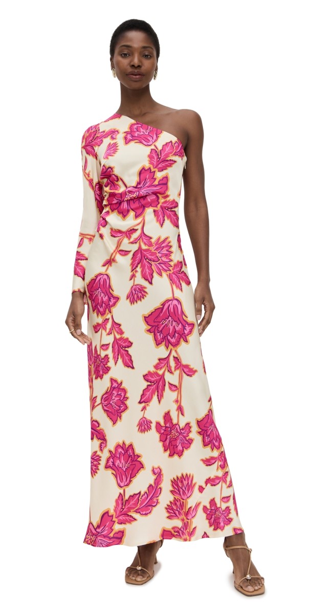 Kivari Rhia One Sleeve Maxi Dress Rowen