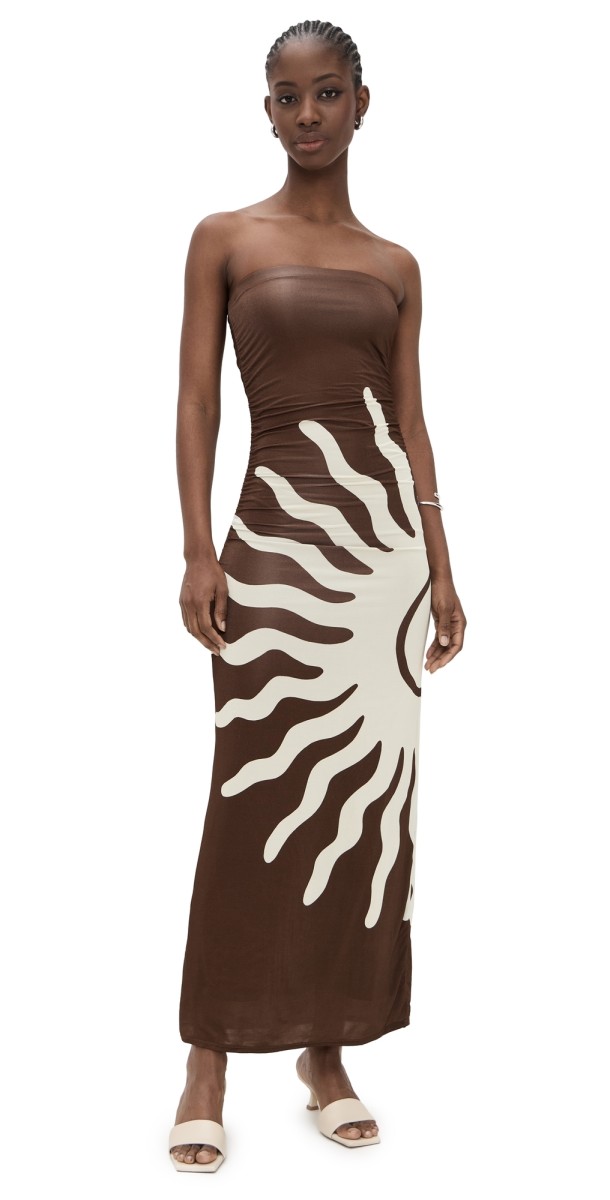 Cala de la Cruz Daphne Dress Sunburstmocca