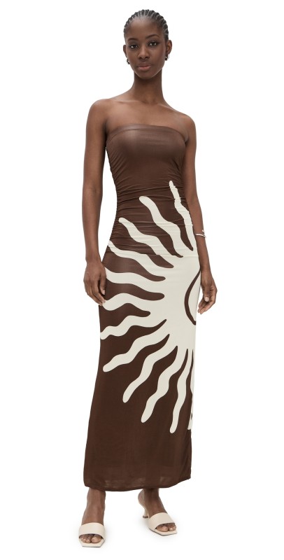 Cala de la Cruz Daphne Dress Sunburstmocca
