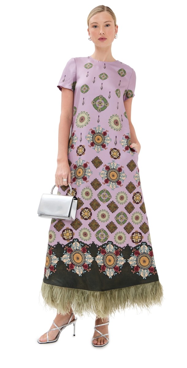 La DoubleJ Feather Swing Dress Nucleus Placee