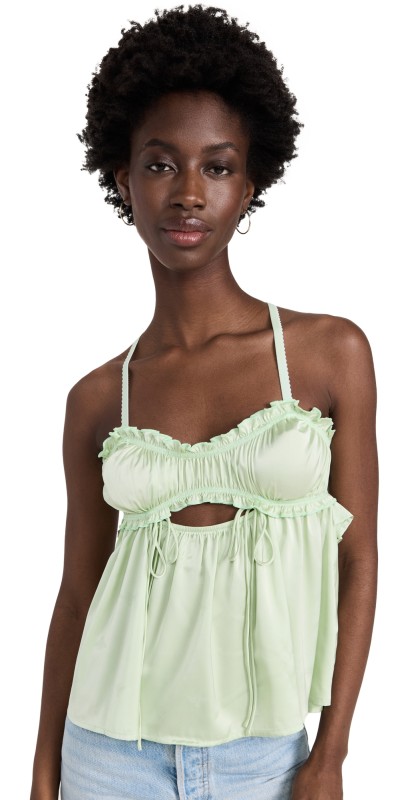 Allina Liu Kali Top Green
