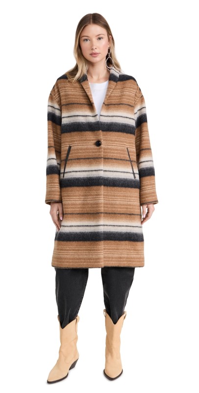 Isabel Marant Étoile Daby Coat Camel
