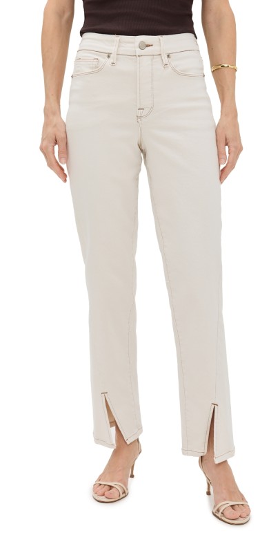 Good American Good Petite Straight Jeans Pearl001