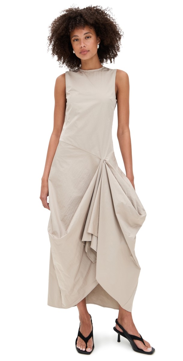STAUD Viola Dress Fawn