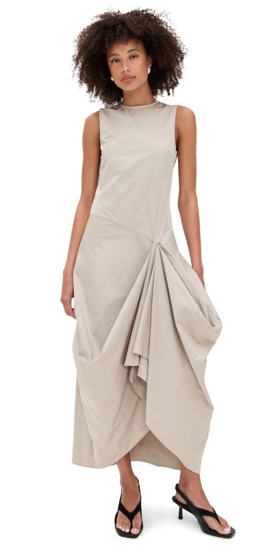 STAUD Viola Dress Fawn