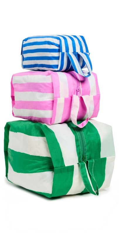 BAGGU 3D Zip Set Painted Strip