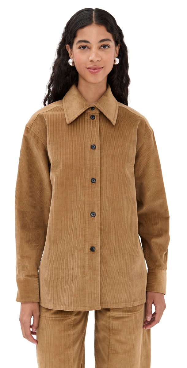CO Corduroy Overshirt Camel