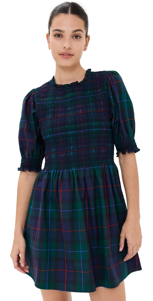 Hill House Home The Vivi Nap Dress Midnight Tartan