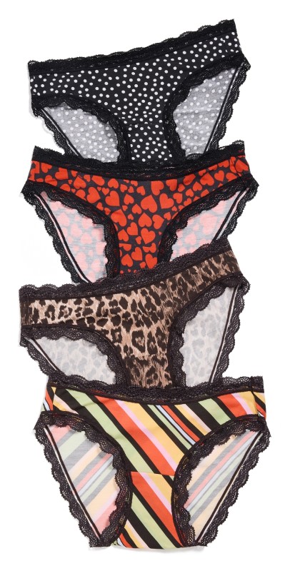 Stripe & Stare Original Knicker Four Pack Classic Mix