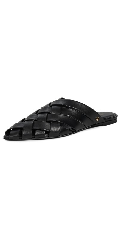 ANINE BING Eve Flats Black