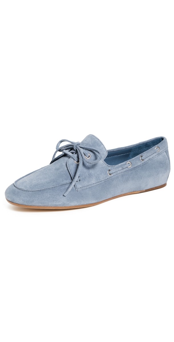 Vince Marin Boat Shoes Hunting Blue