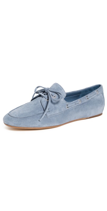 Vince Marin Boat Shoes Hunting Blue