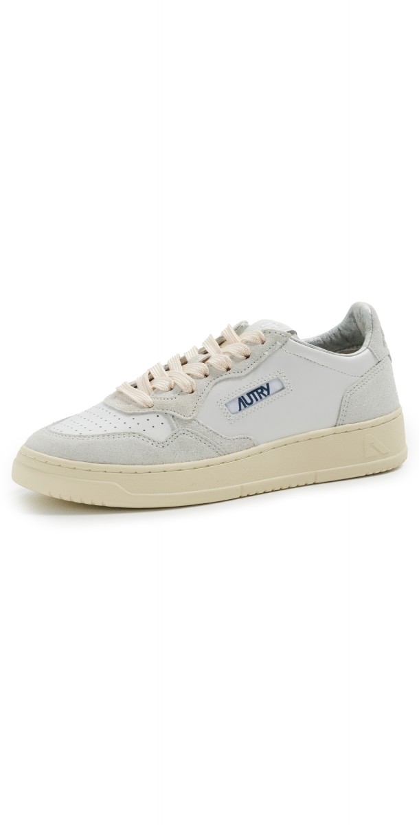 Autry Medalist Low Sneakers Lea/Stars White/White