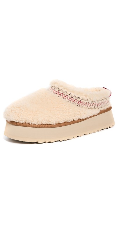 UGG Tazz Ugg Braid Slippers Natural