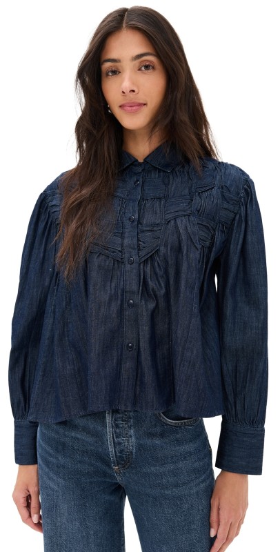 Merlette Georgica Top Dark Wash