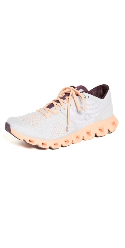 On Cloud X Sneakers Silver Almond