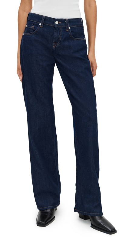 7 For All Mankind Low Straight Jeans Franklin