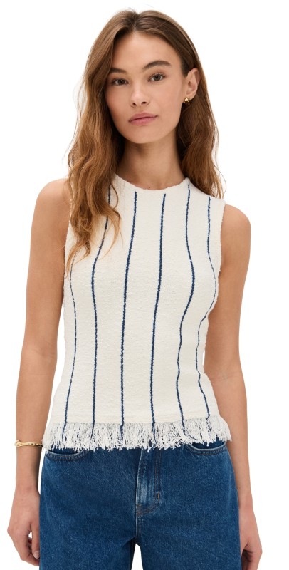 ALIGNE Char Boucle Top Ivory