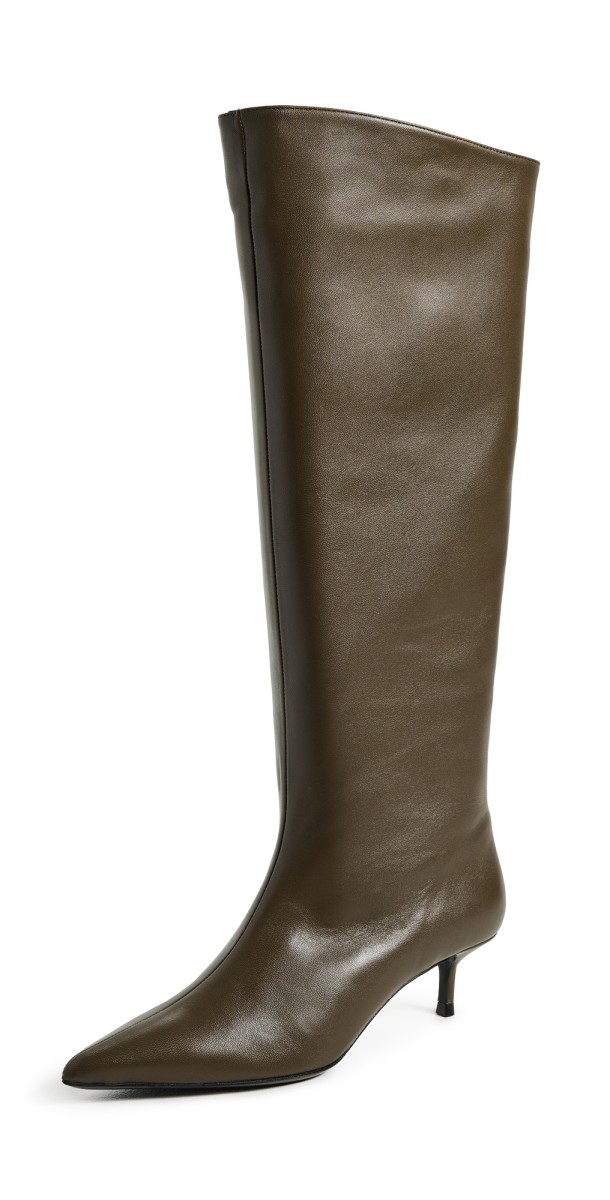 STAUD Sebastian Kitten Heel Boots Truffle