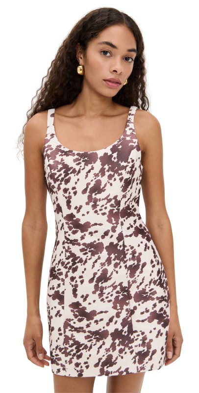 The Wolf Gang La Vaca Mini Dress Mottle