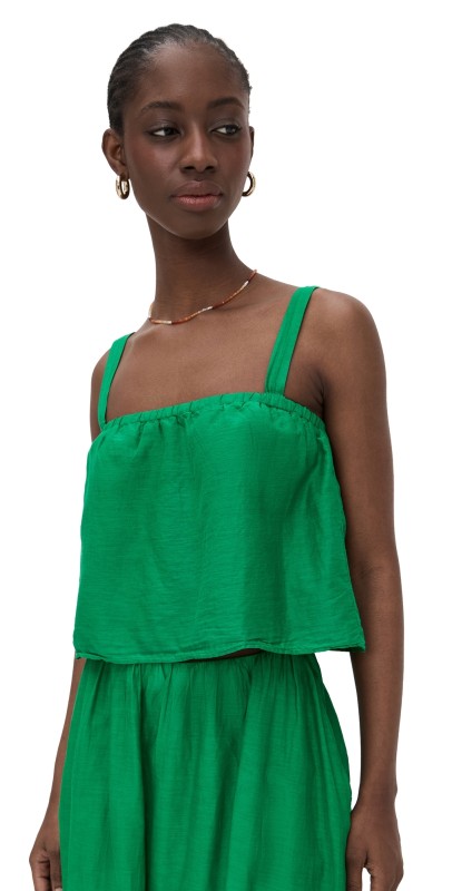 Velvet Andrea Top Emerald