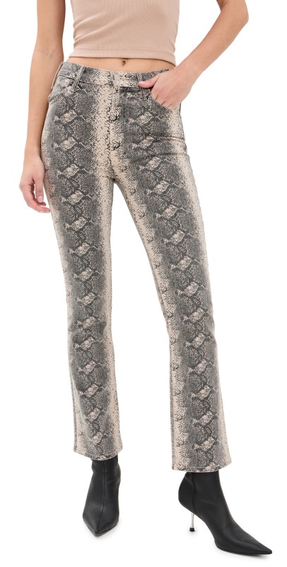 MOTHER The Hustler Flood Jeans Boa Babe